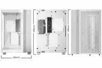 Кутия be quiet! LIGHT BASE 600 DX White ATX Case - BGW66