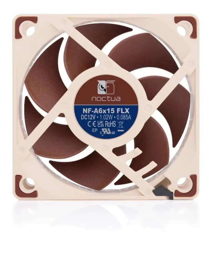 Вентилатор Noctua NF-A6x15-FLX Fan 60x60x15mm 3500/3050/2250rpm