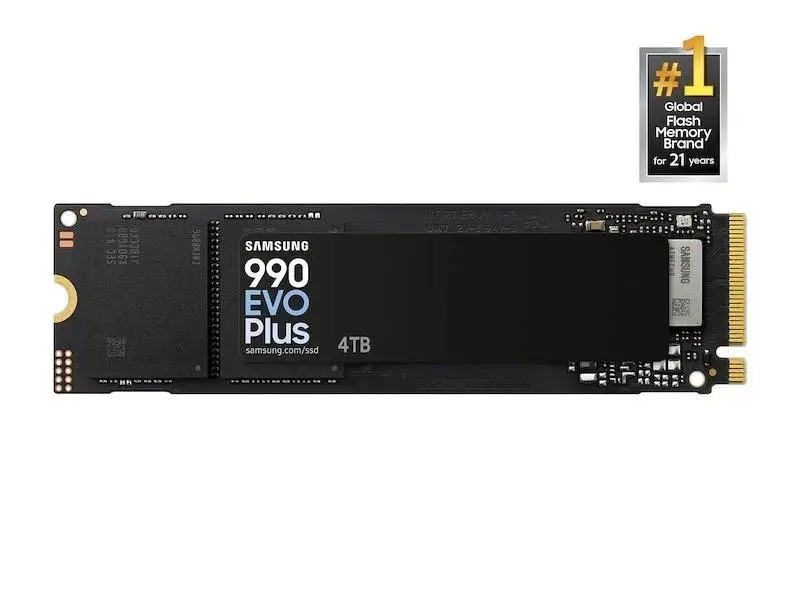 Диск SSD Samsung 990 EVO Plus 4TB M.2 2280 NVMe PCIe 4.0/5.0 - MZ-V9S4T0BW