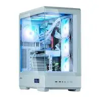 Zalman кутия Case ATX - P50 DS White - Digital Display, Addressable RGB