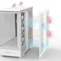 Zalman кутия Case ATX - P50 DS White - Digital Display, Addressable RGB