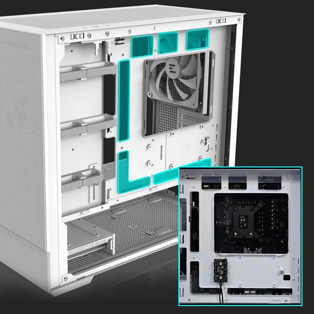 Кутия Zalman P30 AIR White Case mATX