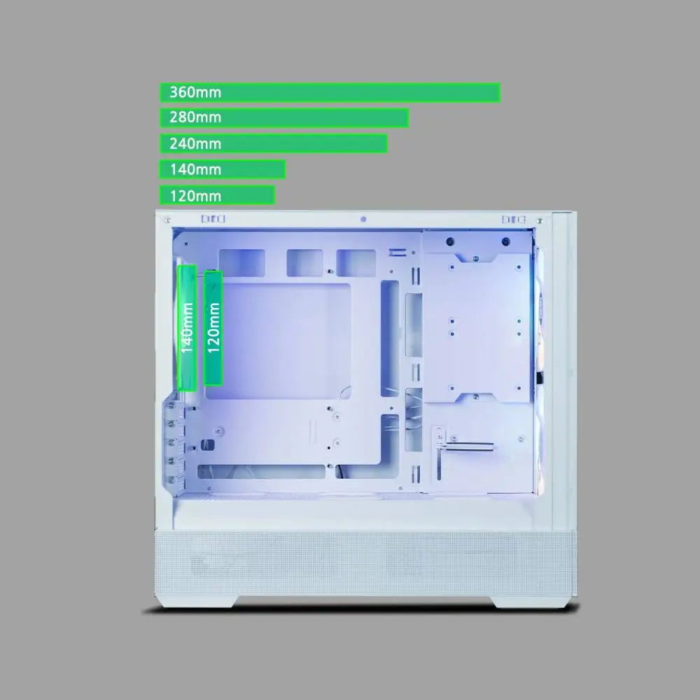 Кутия Zalman P30 AIR White Case mATX