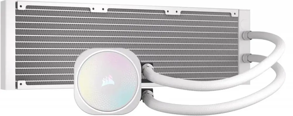 Водно охалждане за процесор Corsair NAUTILUS 360 RS ARGB Liquid CPU Cooler White - CW-9060095-WW 