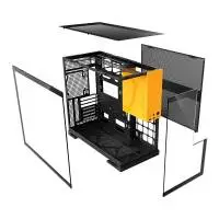Кутия Geometric Future Model 5 Black/Yellow Case EATX - 1AM5WKBY00100