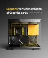 Кутия Geometric Future Model 5 Black/Yellow Case EATX - 1AM5WKBY00100