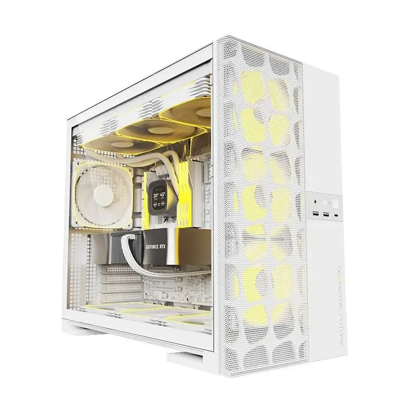 Кутия Geometric Future Model 5 Vent White Case EATX - 1AM5VTW00100