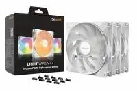 Вентилатори be quiet!  LIGHT WINGS LX 140mm PWM high-speed White Triple-Pack Fan Pack 3-in-1 - BL131