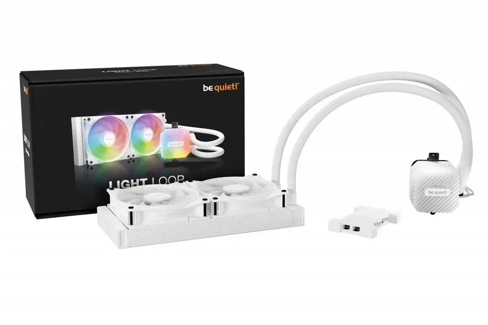 Водно охлаждане за процесор be quiet! LIGHT LOOP 240mm White Water Cooling