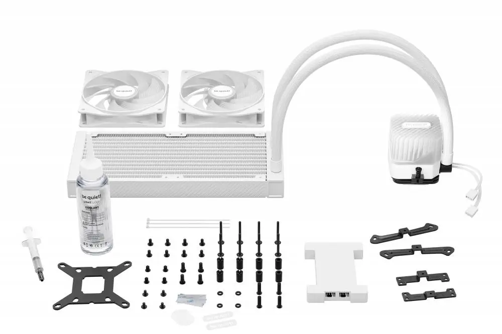 Водно охлаждане за процесор be quiet! LIGHT LOOP 240mm White Water Cooling