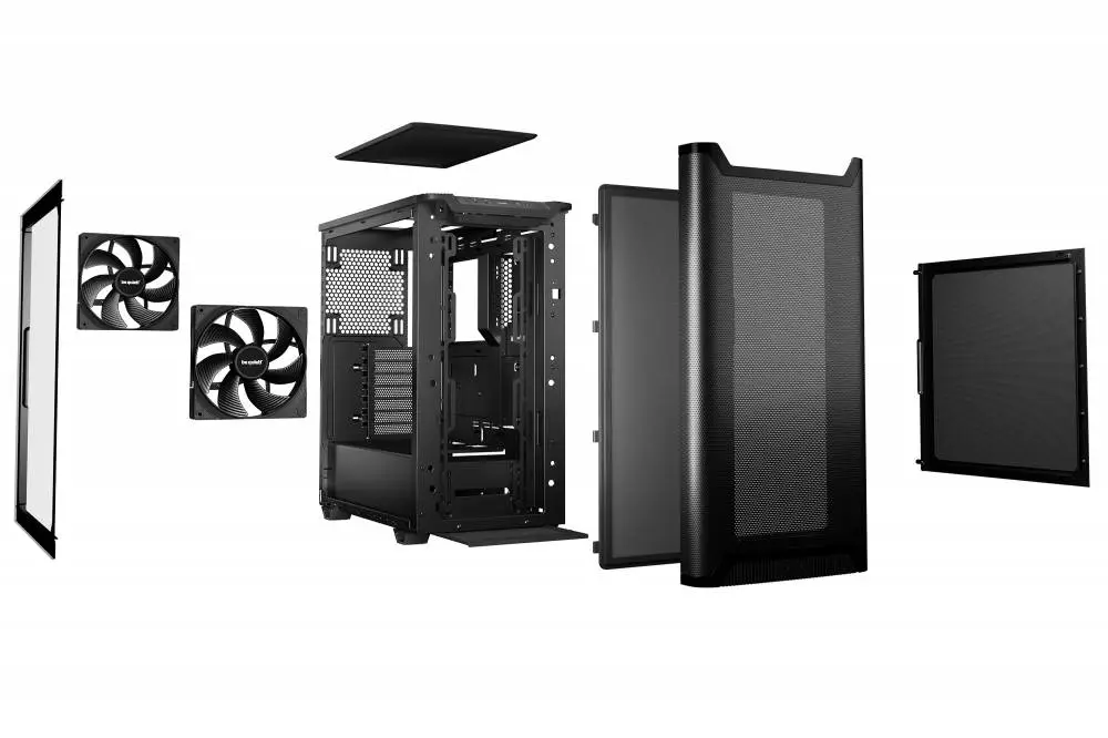 Кутия be quiet! Pure Base 501 Airflow Window Black Case ATX