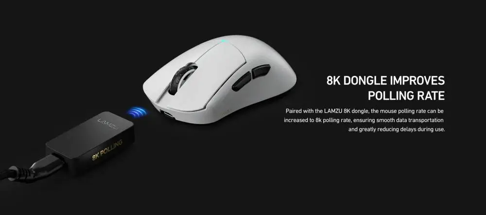 Lamzu приемник за мишка 8K DONGLE - White