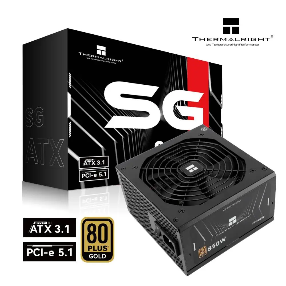 Захранване Thermalright TR-SG-850 ATX 3.1 850W Plus Gold PSU