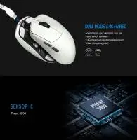 Геймърска мишка Lamzu MAYA X 8K - Wireless Gaming Mouse - Purple Shadow