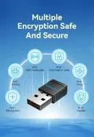 Безжичен адаптер Vention WiFi USB adapter, 200Mbps, 802.11n, Black - KDRB0