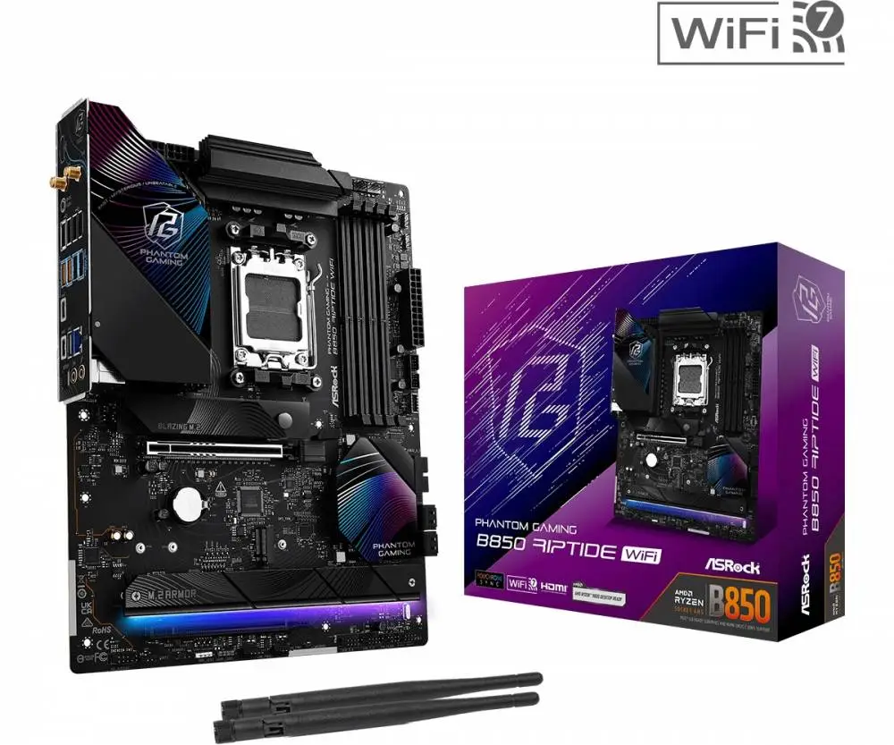 Дънна платка Asrock B850 RIPTIDE WIFI AM5
