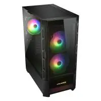 Кутия COUGAR DUOFACE RGB Mid-Tower Case Black - CGR-5ZD1B-RGB