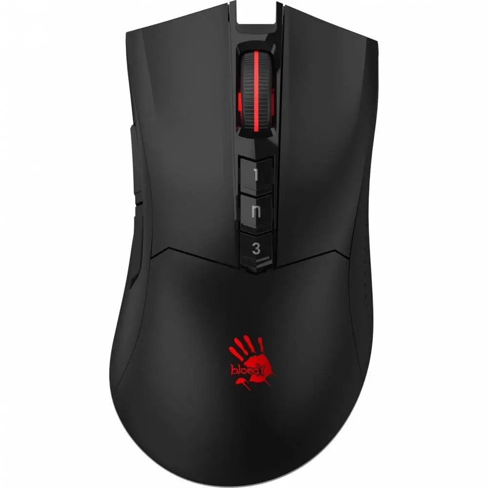 Геймърска Безжична мишка A4tech Bloody R90 Plus, 2.4 GHz, Black