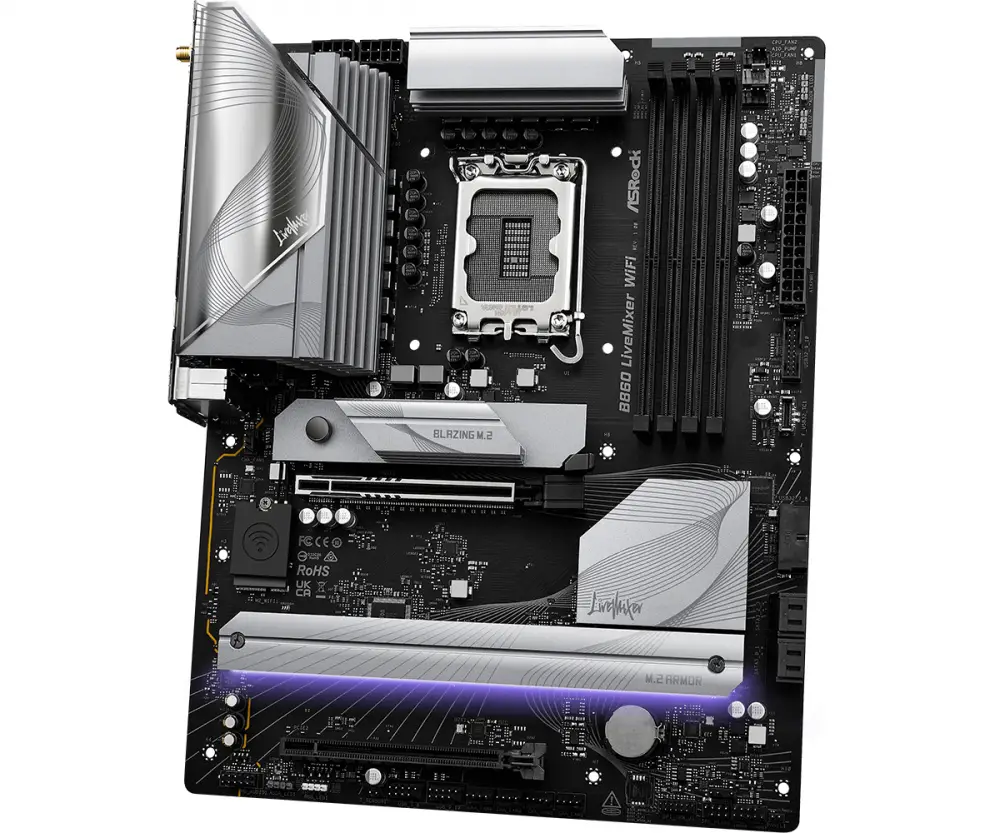 Дънна платка ASRock B860 LiveMixer WIFI 6E LGA1851