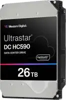 Твърд диск WD Ultrastar DC HC590 512E SE NP3, 26TB, 7200rpm, SATA - WUH722626ALE6L4