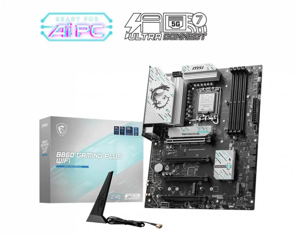 Дънна платка MSI B860 GAMING PLUS WIFI LGA1851