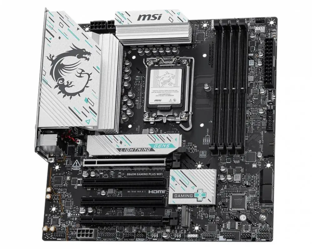 Дънна платка MSI B860M GAMING PLUS WIFI LGA1851