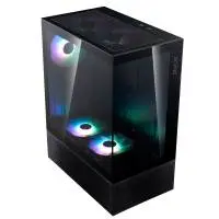 Кутия ADATA INVADER X MINI Black Mid-Tower Case, 5 x 120 mm ARGB Fans