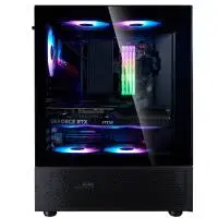 Кутия ADATA INVADER X MINI Black Mid-Tower Case, 5 x 120 mm ARGB Fans