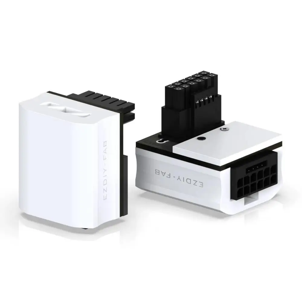 EZDIY-FAB адаптер за видеокарта 12VHPWR 600W - STD 90&deg; White