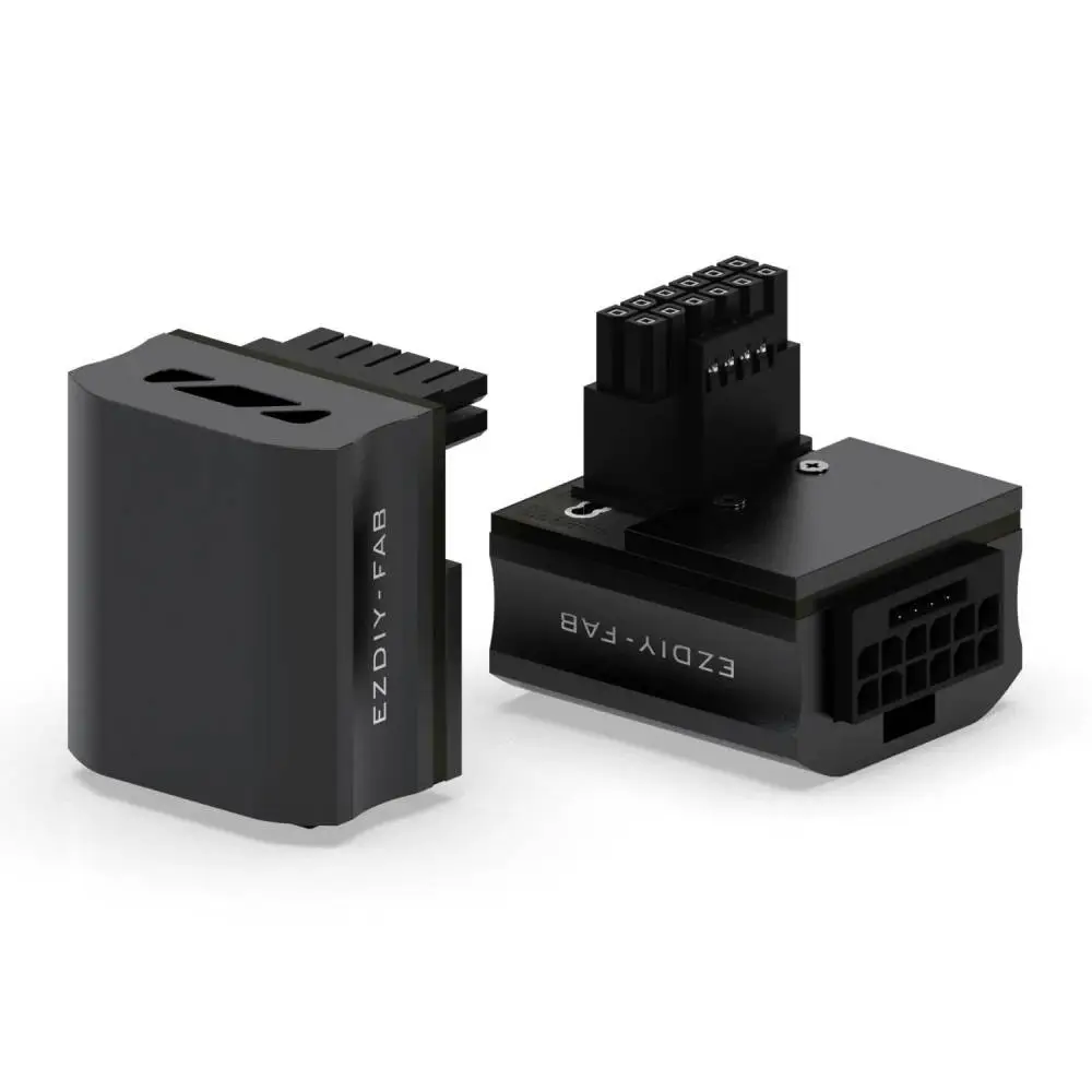 EZDIY-FAB адаптер за видеокарта 12VHPWR 600W - STD 90&deg; Black
