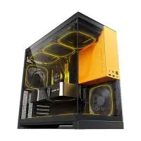 Кутия Geometric Future Model 5 Black/Yellow Case EATX - 5 x 140 mm aRGB fans included