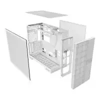 Кутия Geometric Future Model 5 Vent White Case EATX - 5 x 140 mm aRGB fans included