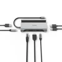Докинг станция за лаптоп HAMA "Connect2Mobile V2" USB-C 7 в 1