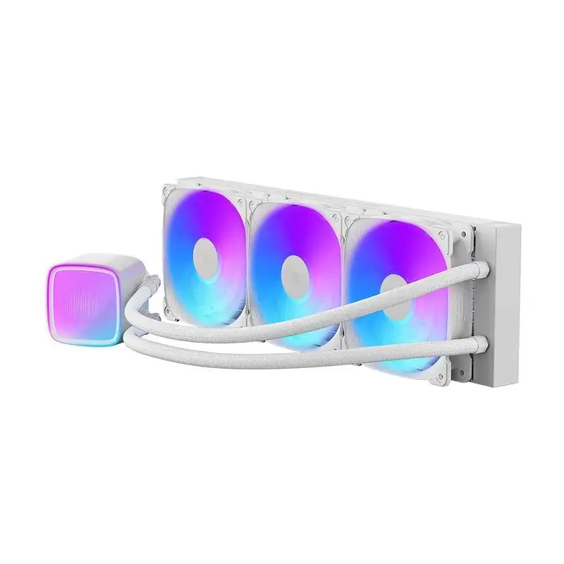 Водно охлаждане Geometric Future Eskimo Pro 360 White Water Cooling ARGB