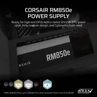 Захранване Corsair RMe RM850e 2025 850W 80 Plus Gold ATX 3.1 PCIe 5.1 Fully Modular PSU - CP-9020296-EU