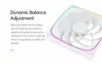 Вентилатори Geometric Future Squama 2503RW-14 White Reversed 140mm Fan Pack 3-in-1