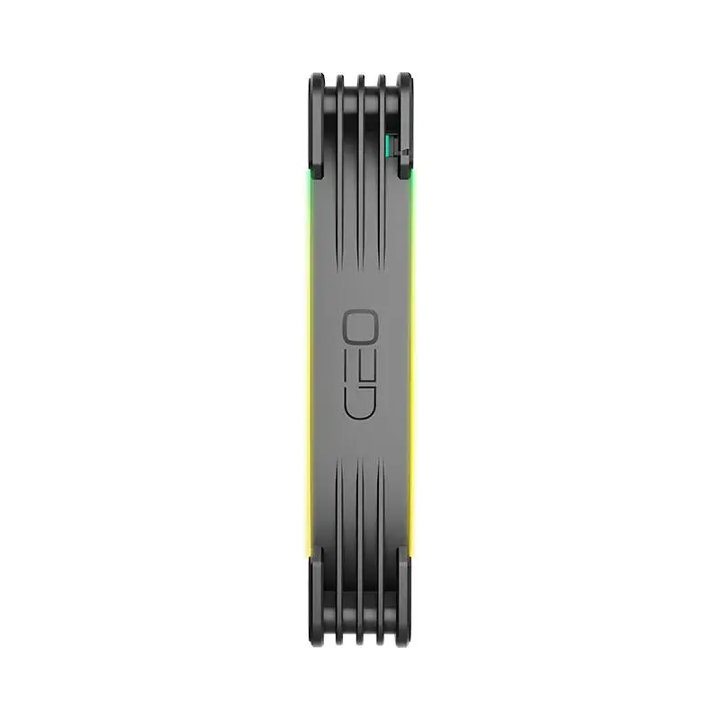 Вентилатори Geometric Future Squama 2503B-14 Black 140mm Fan Pack 3-in-1 