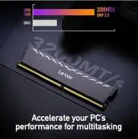 Памет Lexar THOR 32GB (2x16GB) DDR4 3200MHz CL16 - LD4BU016G-R3200GDXG