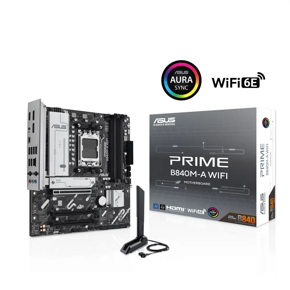 Дънна платка ASUS PRIME B840M-A WIFI AM5