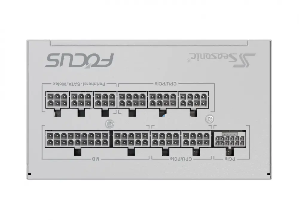 Захранване Seasonic FOCUS GX-850 White 850W 80 Plus Gold ATX 3.1 PCIe 5.1 Fully Modular PSU