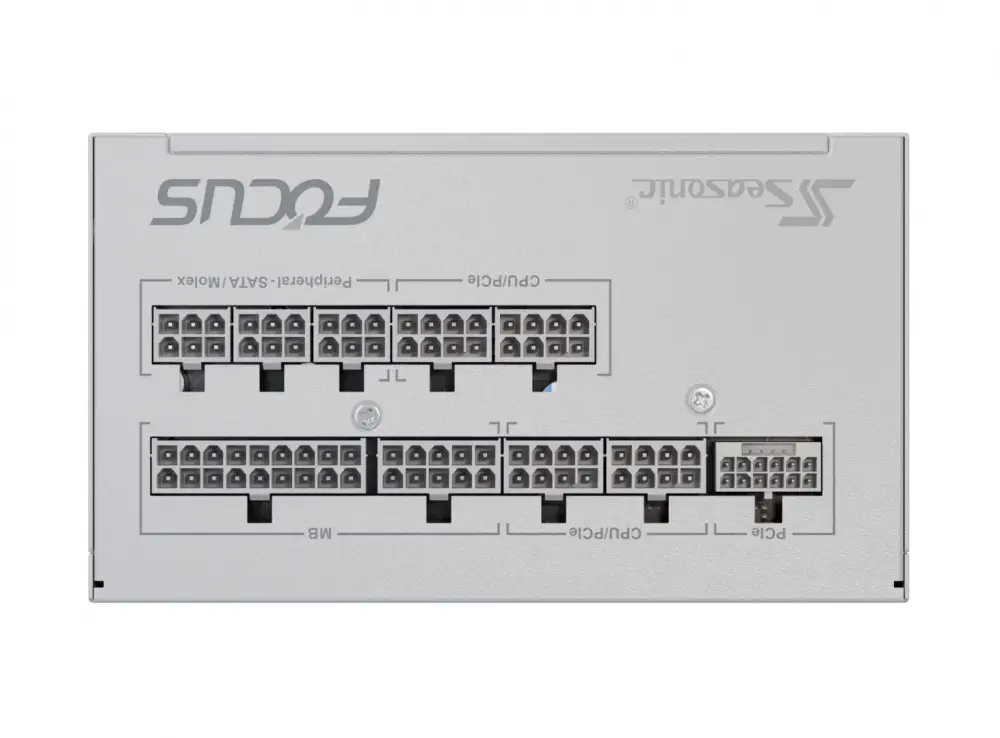Захранване Seasonic FOCUS GX-750 White 750W 80 Plus Gold ATX 3.1 PCIe 5.1 Fully Modular PSU