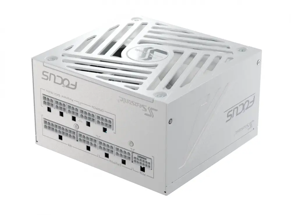 Захранване Seasonic FOCUS GX-750 White 750W 80 Plus Gold ATX 3.1 PCIe 5.1 Fully Modular PSU