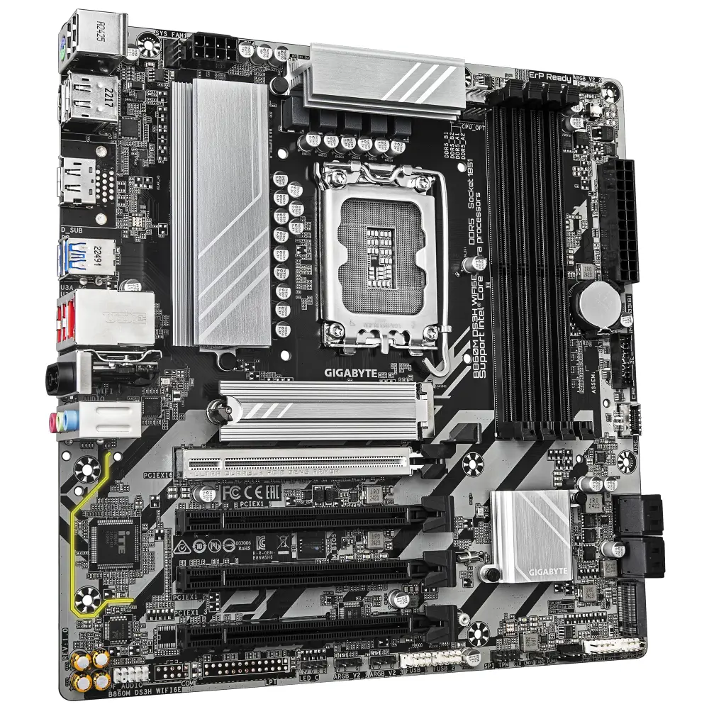 Дънна платка GIGABYTE B860M DS3H WIFI 6E