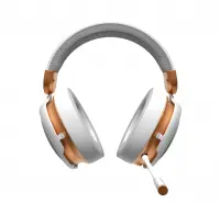 Геймърски безжични слушалки Dark Project Sono Wireless - White/Gold