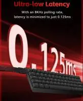 Геймърска клавиатура Madlions MAD 60 HE RGB - 1K, Magnetic Amber Pro Switches - Black