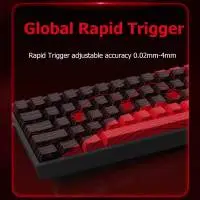 Геймърска клавиатура Madlions MAD 68 HE RGB - 1K, Magnetic Amber Pro Switches - White
