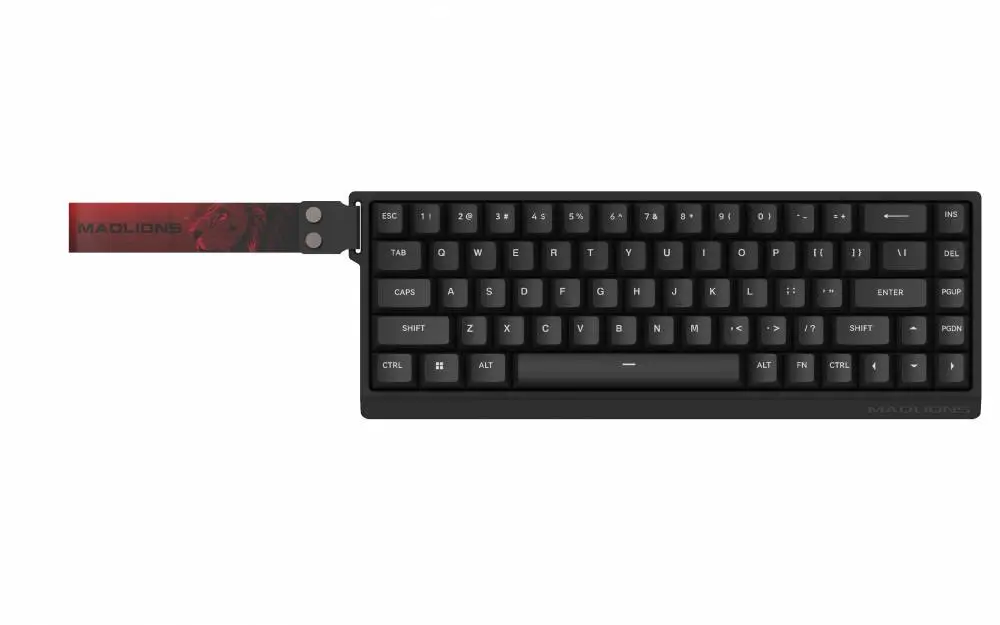 Геймърска клавиатура Madlions MAD 68 HE RGB - 1K, Magnetic Amber Pro Switches - Black