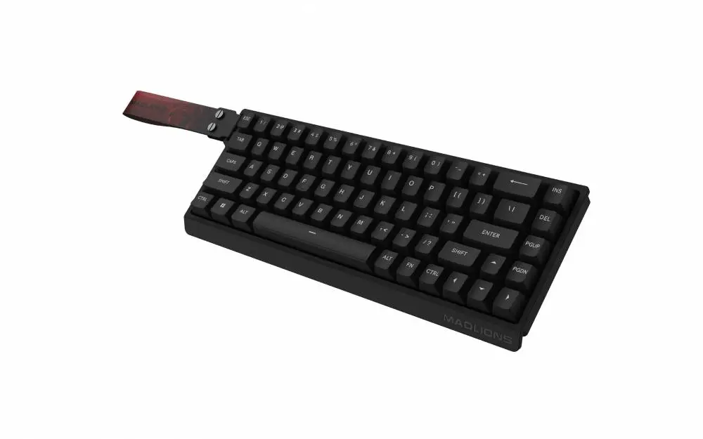 Геймърска клавиатура Madlions MAD 68 HE RGB - 1K, Magnetic Amber Pro Switches - Black