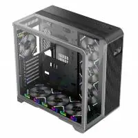 Кутия 1stPlayer RT7 Black Case ATX LED display