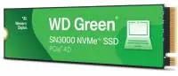 Диск SSD WD Green SN3000 500GB M.2 2280 NVMe PCIe Gen4x4 QLC 3D NAND - WDS500G4G0E